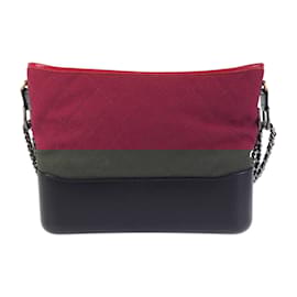 Chanel-Chanel Gabrielle de Chanel Shoulder Bag-Black,Red