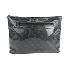Louis Vuitton-Louis Vuitton Monogram Eclipse Pochette Cosmos-Black