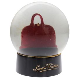 LOUIS VUITTON Snow Globe Alma VIP Limited Clear Red LV Auth bs22939 Red Other