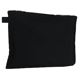 Hermès-HERMES Sac Tote Bora Bora Toile Noir Argent Auth bs22886-Noir,Argenté