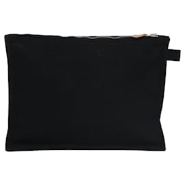 Hermès-HERMES Sac Tote Bora Bora Toile Noir Argent Auth bs22886-Noir,Argenté