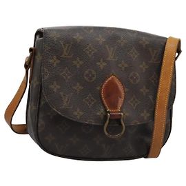 LOUIS VUITTON Monogram Saint Cloud GM Bolsa de Ombro M51242 LV Auth bs22925 Monograma