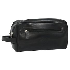 Gianni Versace Clutch Bag Leather Black Silver Auth bs23563 Black Silvery