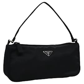 Prada-PRADA Pouch Nylon Green Auth bs23064-Black