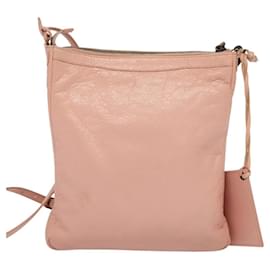Balenciaga-BALENCIAGA Shoulder Bag Leather Pink 310250 Auth hk2257-Pink
