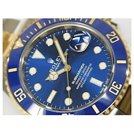 Rolex-ROLEX Submariner date SS xYG combination blue 126613LB Manufacturer inspected Mens-Silvery