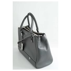 Ralph Lauren-Leather handbag-Grey