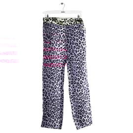 La Prestic Ouiston-Wide silk pants-Pink