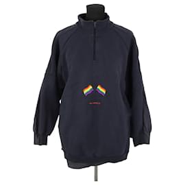 Balenciaga-Black cotton sweatshirt-Black