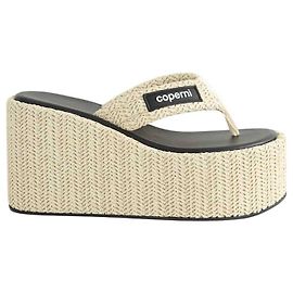Coperni Leather sandals Beige