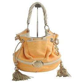 Lancel Brigitte Bardot orange handbag Orange