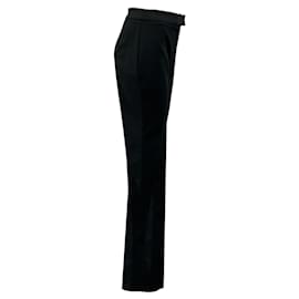Moschino-Moschino Couture Black 2022 Flared Dress Pants-Black