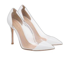 pompes plexy. gianvito rossi cuir verni blanc ! Blanc