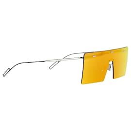 Christian Dior-Christian Dior Hardior Shield-Frame Sunglasses in Multicolor Metal-Multiple colors