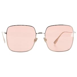 Dior-Dior DiorStellaire1 Sunglasses in Pink and Gold Metal-Pink