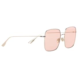 Dior-Dior DiorStellaire1 Sunglasses in Pink and Gold Metal-Pink