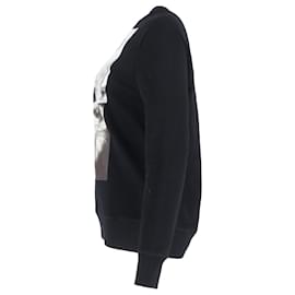 Neil Barrett- Neil Barrett Mohawk Wolf Printed Sweater in Black Cotton-Black