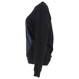 Givenchy-Givenchy Shark Printed Crewneck Sweater in Black Cotton-Black