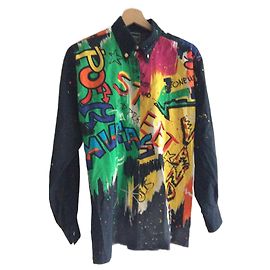 Camicia multicolore graffiti Versace jeans couture Altro