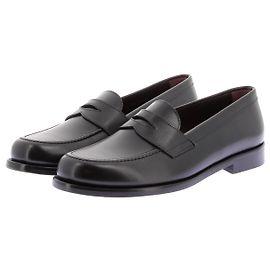 Autre Marque NON SIGNE / UNSIGNED Flats T.EU 40 Leather Black