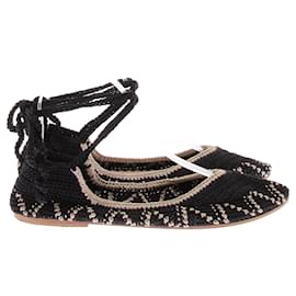 Autre Marque-KASHURA Flats T.US 8 Cloth-Black