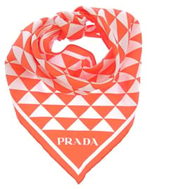 Sciarpe PRADA T. Seta Arancione