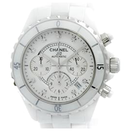 Chanel-Chanel J12 Chronograph Diamond Ceramic Automatic Watch H2009-Other