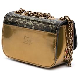 Christian Louboutin-Sac à bandoulière Sweet Charity en cuir de veau imprimé vert Christian Louboutin-Vert,Vert foncé