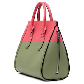 Alexander Mcqueen-Alexander McQueen Pink Large Calfskin Heroine Satchel-Pink