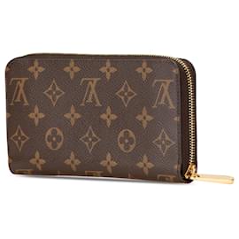 Louis Vuitton-Louis Vuitton Brown Monogram Zippy Long Wallet-Brown