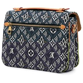 Louis Vuitton-Louis Vuitton Blue Since 1854 Pochette Metis-Blue