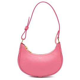 Céline Bolsa de Ombro Ava em Couro de Bezerro Liso Mini Rosa Celine Rosa