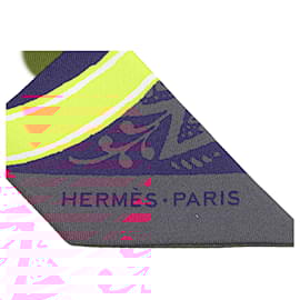 Hermès-Hermès Pink Jeu de Soie Uniforme Twilly Scarf-Pink,Other