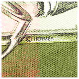Hermès-Hermès Red A Propos de Bottes Silk Scarf-Red