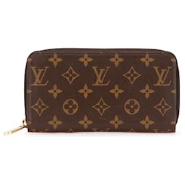 Louis Vuitton-Louis Vuitton Brown Monogram Zippy Long Wallet-Brown