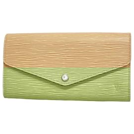 Louis Vuitton-Louis Vuitton Long Wallet Epi Portefeuille Sarah M60724 Dune-Other
