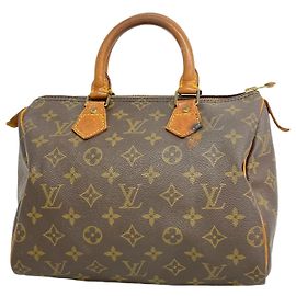 Borsa Louis Vuitton Monogram Speedy 25 Marrone