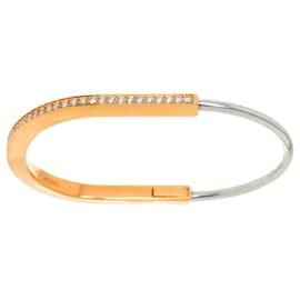 Tiffany & Co-Tiffany & Co. Pulseira estreita de diamante pavé Rock-Outro