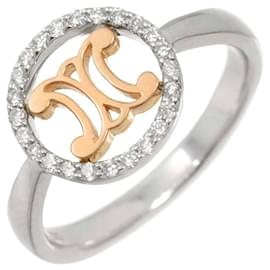 Céline-CELINE Macadam Ring in 18K White and Pink Gold-Other