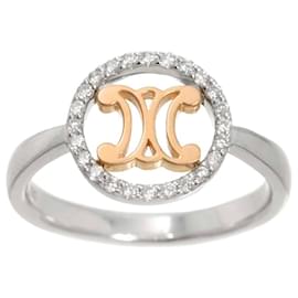 Céline-CELINE Macadam Ring in 18K White and Pink Gold-Other