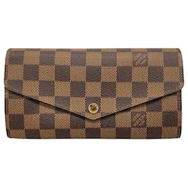 Louis Vuitton-Louis Vuitton Long Wallet in Damier Ebene-Damier ebene