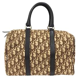 Christian Dior-Christian Dior Brown Monogram Boston Mini Duffle Bag-Brown