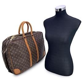 Louis Vuitton-Vintage Monogram Sirius 55 Triple Compartment Travel Bag-Brown