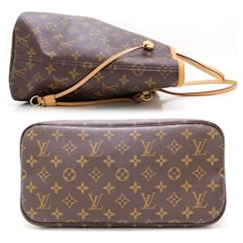 Louis Vuitton-Louis Vuitton Monogram Neverfull MM Tote Bag-Brown