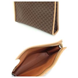 Céline-Celine Macadam Clutch Bag-Brown,Beige