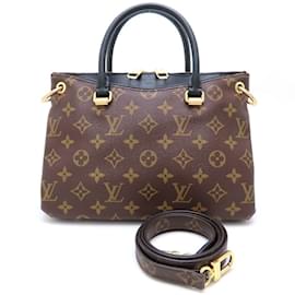 Louis Vuitton-Louis Vuitton Monogram Pallas BB Handbag-Brown,Black