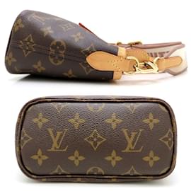 Louis Vuitton-Bolsa Louis Vuitton Monogram Neverfull BB-Marrom,Bege