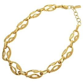 Yves Saint Laurent-Yves Saint Laurent Gold Necklace-Golden