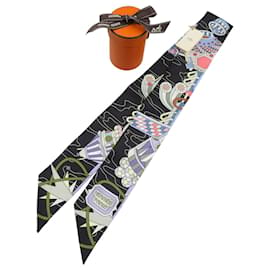 Hermès-Hermes Twilly ODYSSEY 2022 Silk Scarf-Other
