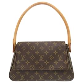 Louis Vuitton-Louis Vuitton Mini Looping Monogram Handbag-Brown